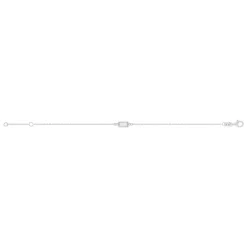 Bracelet argent 925 zirconia 18 cm