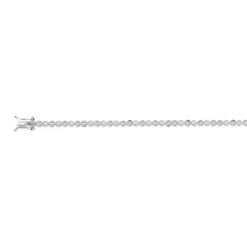 Bracelet argent 925 zirconias 18 cm