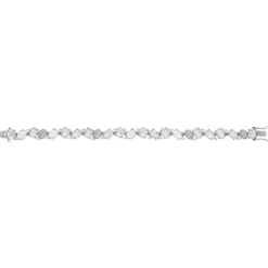 Bracelet argent zirconias 19 cm