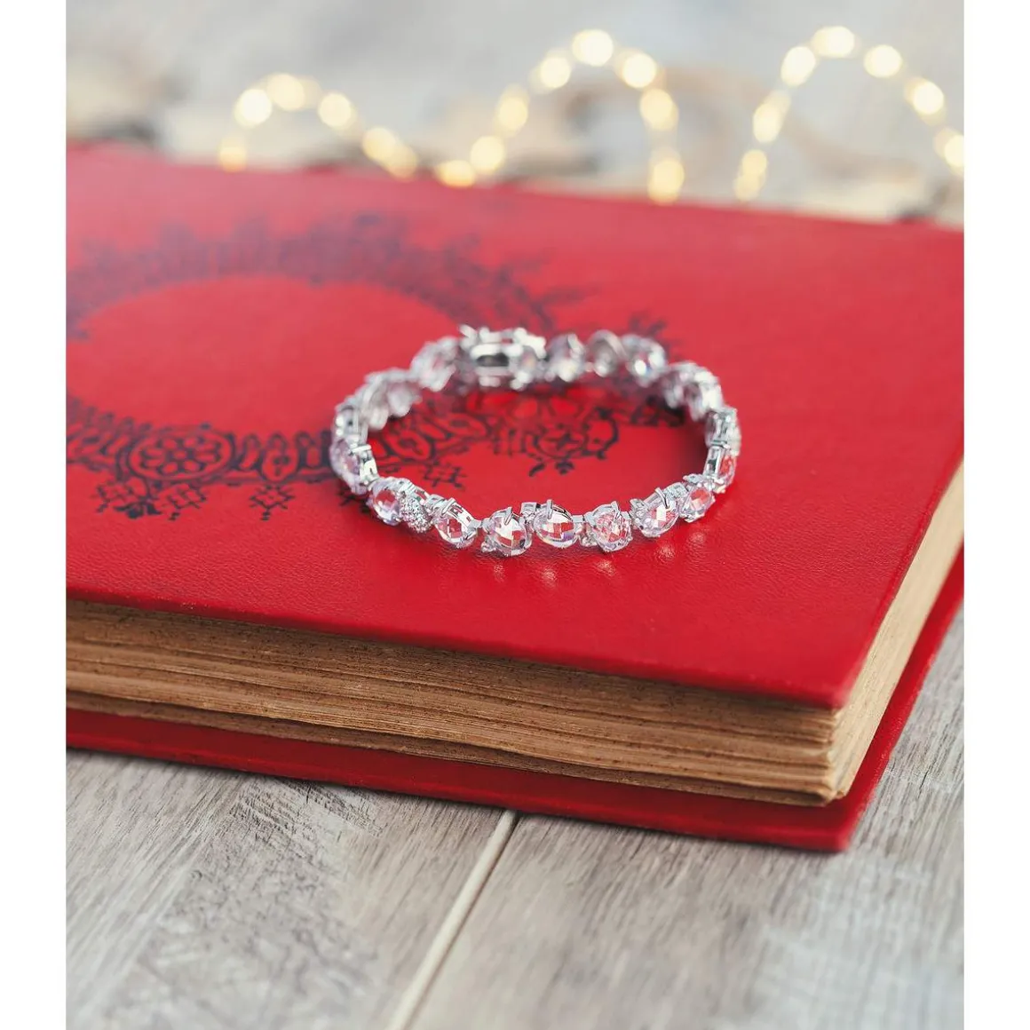 Bracelet argent zirconias 19 cm