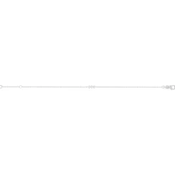 Bracelet argent 925 zirconias 18 cm