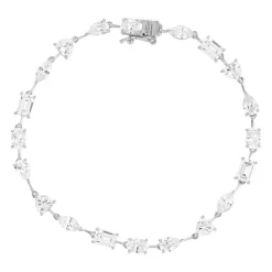 Bracelet argent 925 zirconias 19 cm