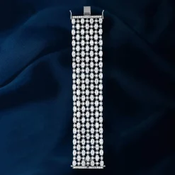 Bracelet argent 925 zirconias 17 cm