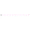 Bracelet argent zirconias rouge et blanc 18cm