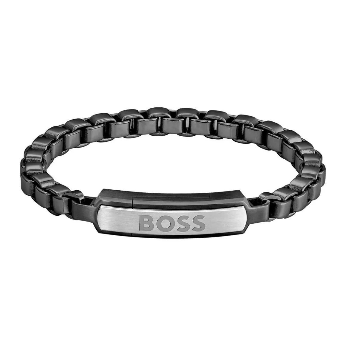 Bracelet BOSS acier noir