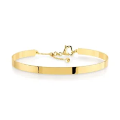 Bracelet demi-jonc or 375 jaune