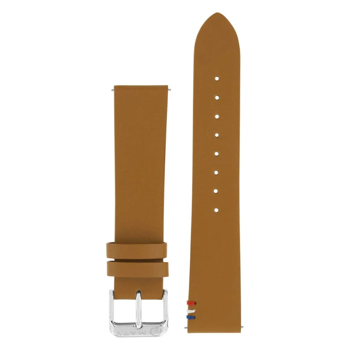 Bracelet de montre cuir marron clair