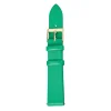 Bracelet de montre cuir vert 18 mm