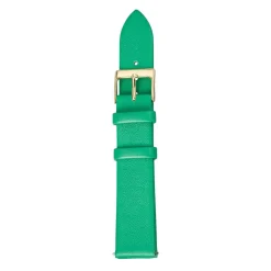 Bracelet de montre cuir vert 18 mm