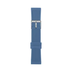 Bracelet de montre IAM large silicone bleu