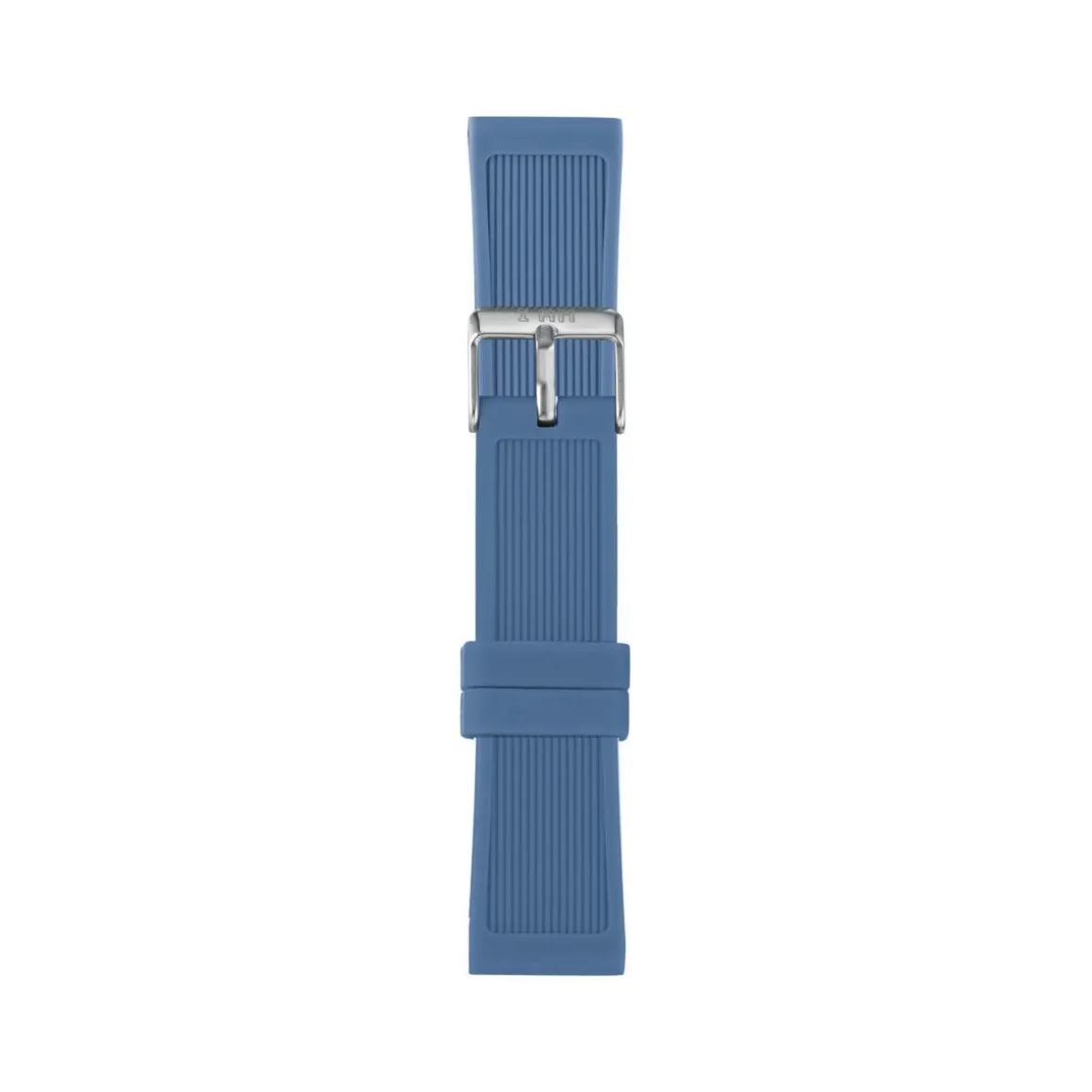 Bracelet de montre IAM large silicone bleu