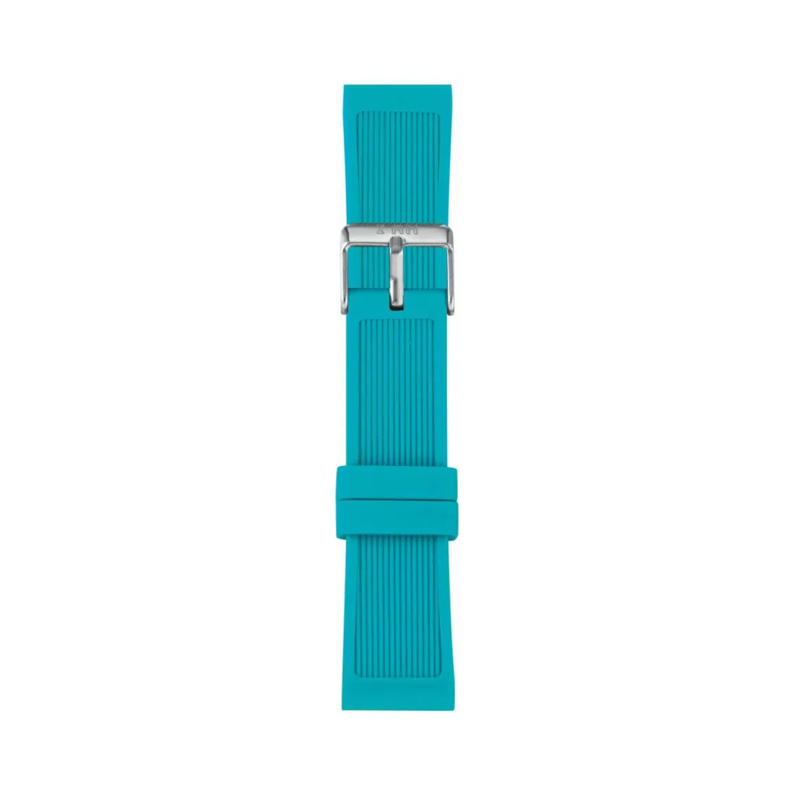 Bracelet de montre IAM large silicone bleu
