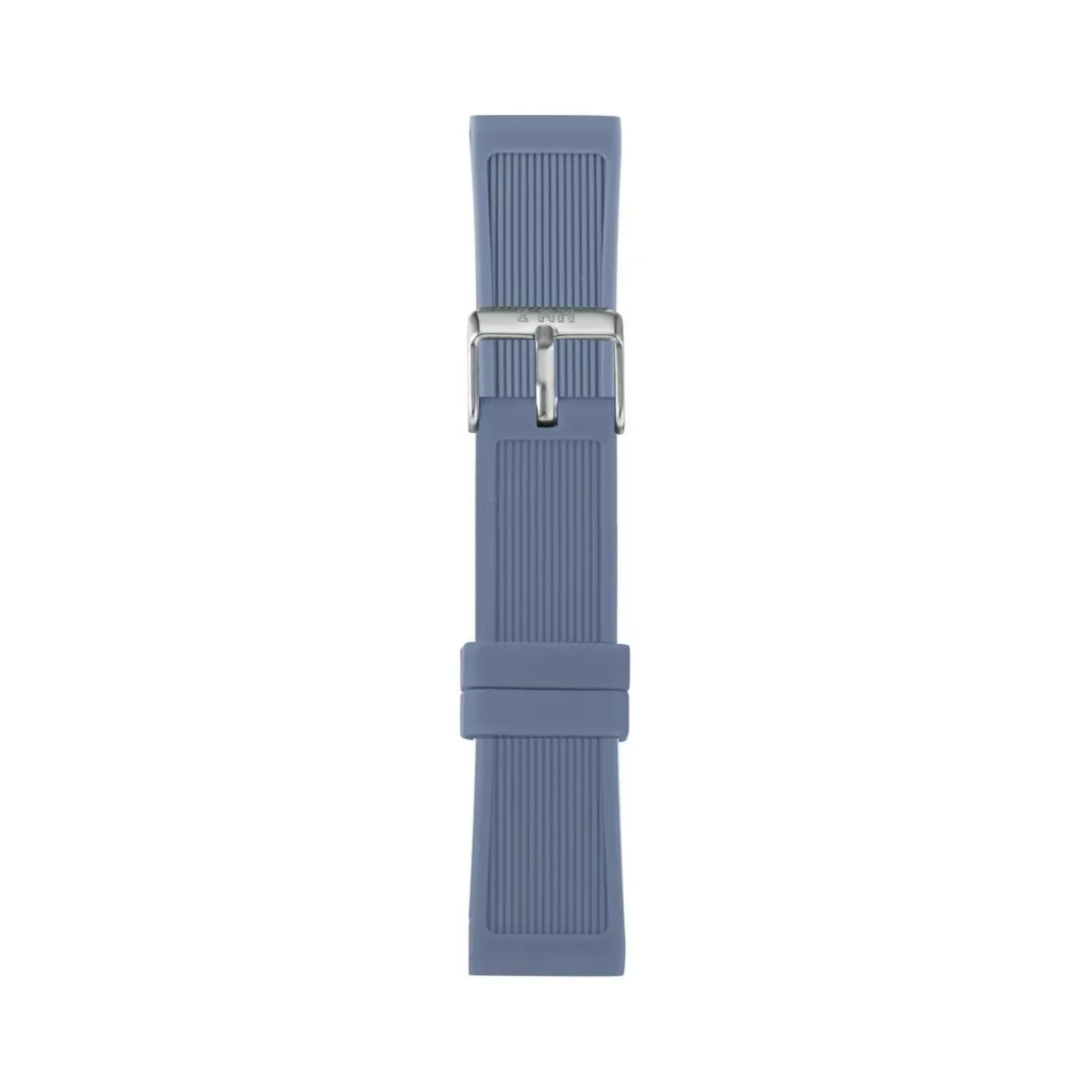 Bracelet de montre IAM large silicone bleu