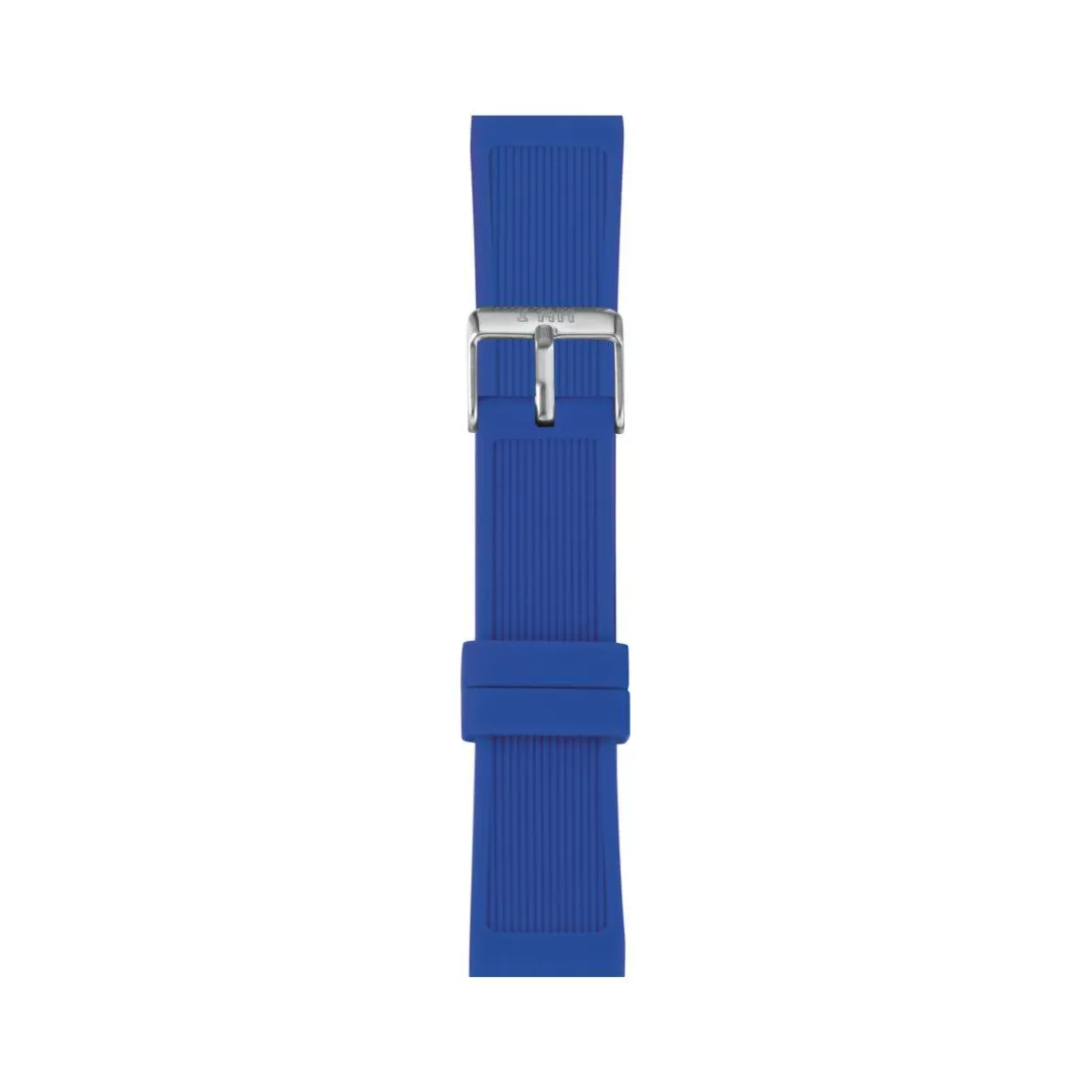 Bracelet de montre IAM large silicone bleu