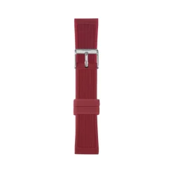 Bracelet de montre IAM large silicone rouge