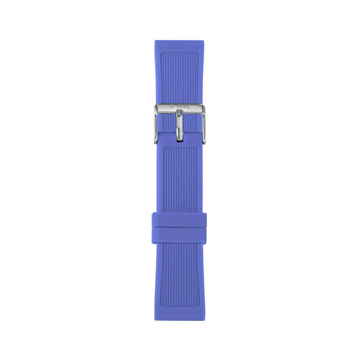 Bracelet de montre IAM large silicone bleu