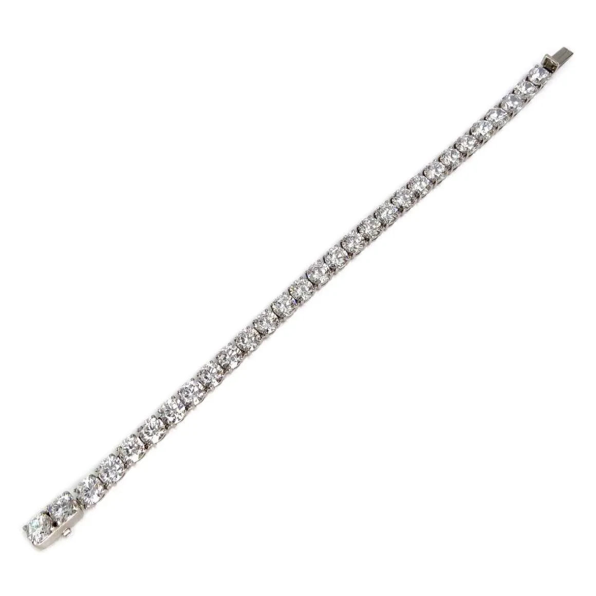 Bracelet d'occasion or 585 blanczirconias