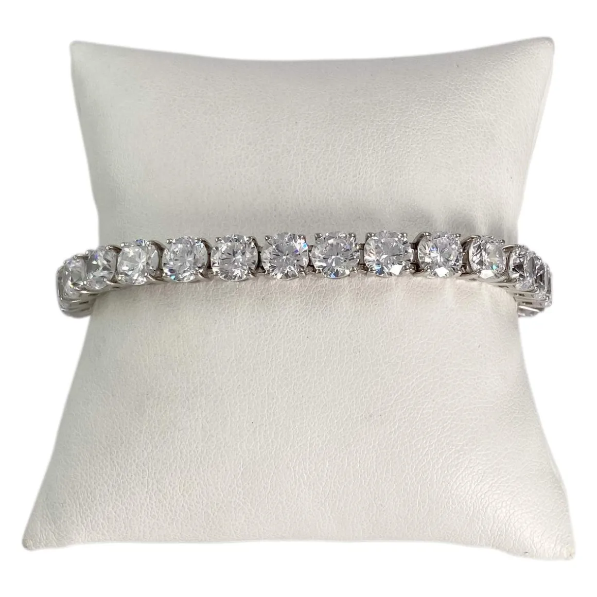 Bracelet d'occasion or 585 blanczirconias