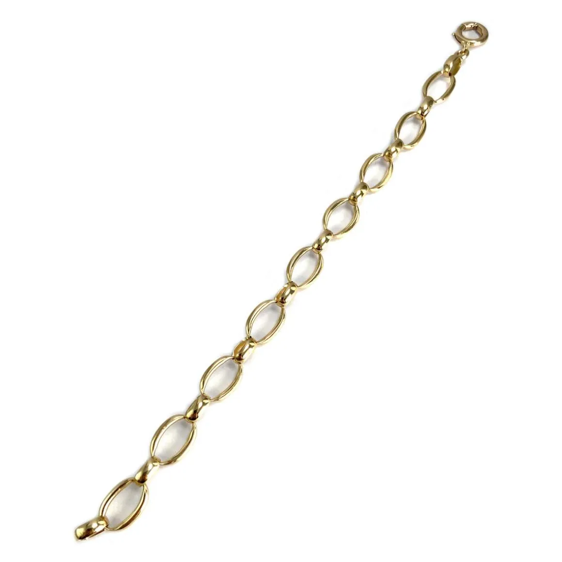 Bracelet d'occasion or 750 jaune maille fantaisie