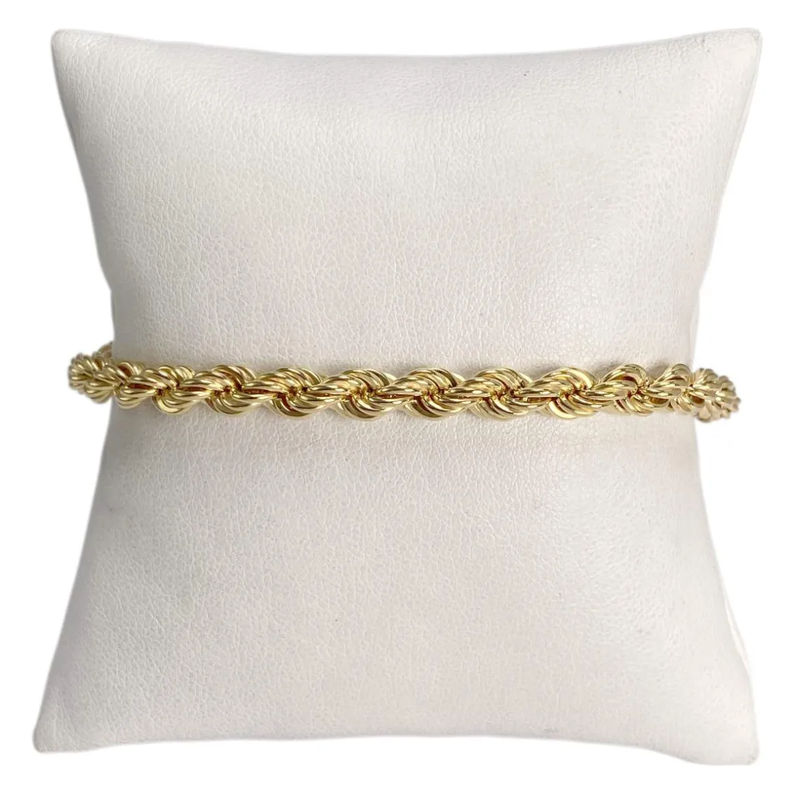 Bracelet d'occasion or 750 jaune maille torsadee