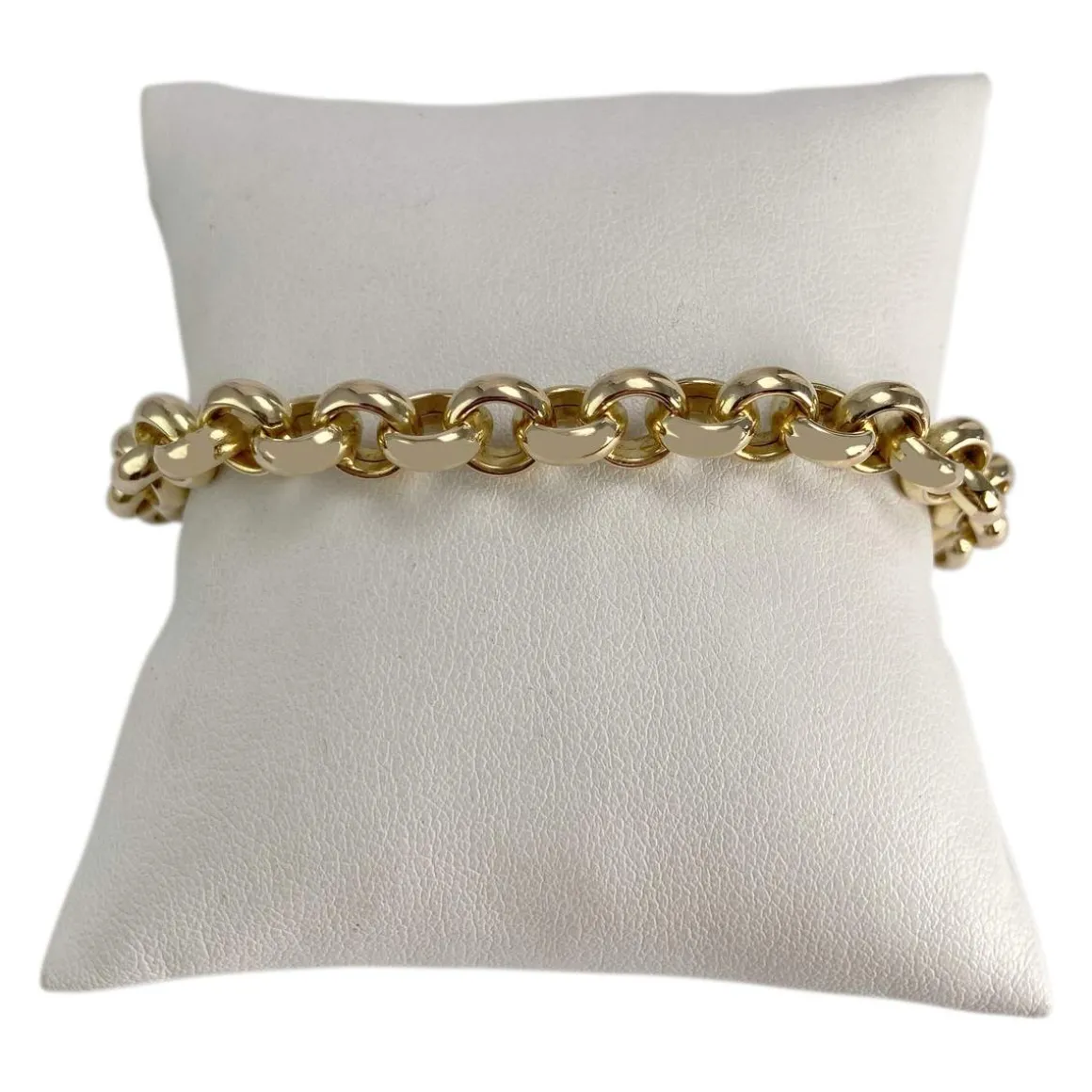 Bracelet d'occasion or 750 jaune maille jaseron