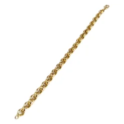 Bracelet d'occasion or 750 jaune maille jaseron