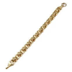 Bracelet d'occasion or 750 jaune maille fantaisie