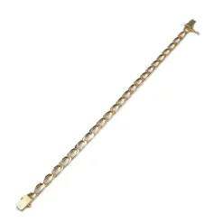 Bracelet d'occasion or 750 jaune maille cheval