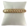Bracelet d'occasion or 750 jaune maille fantaisie