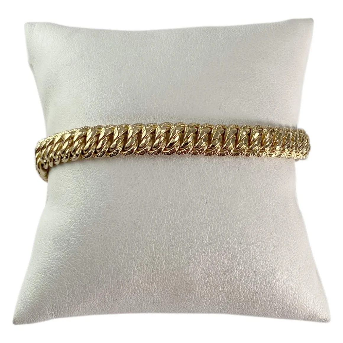 Bracelet d'occasion or 750 jaune maille américaine