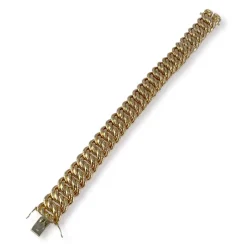 Bracelet d'occasion or 750 jaune maille américaine