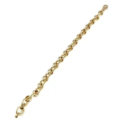 Bracelet d'occasion or 750 jaune maille jaseron