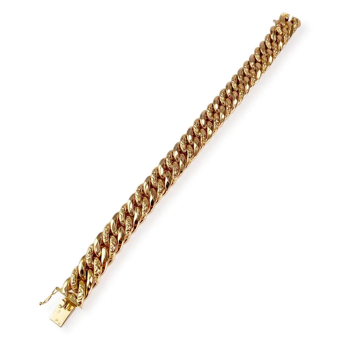Bracelet d'occasion or 750 jaune maille américaine