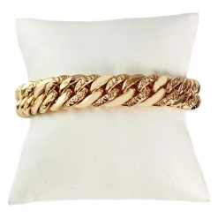 Bracelet d'occasion or 750 jaune maille américaine