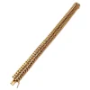 Bracelet d'occasion or 750 jaune maille américaine 22 cm