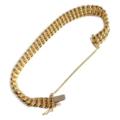 Bracelet d'occasion or 750 jaune maille américaine