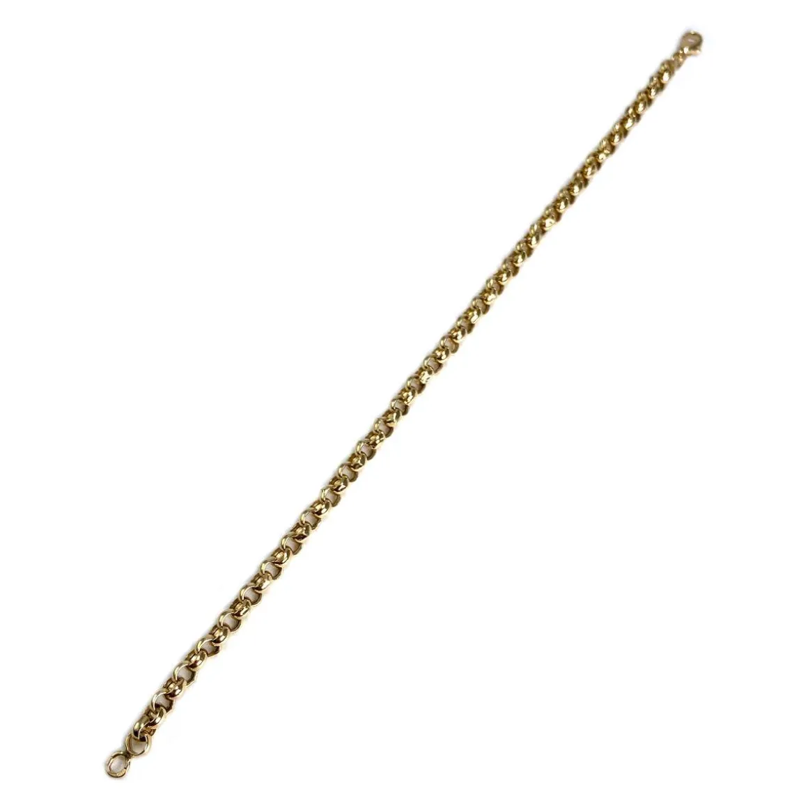 Bracelet d'occasion or 750 jaune maille jaseron