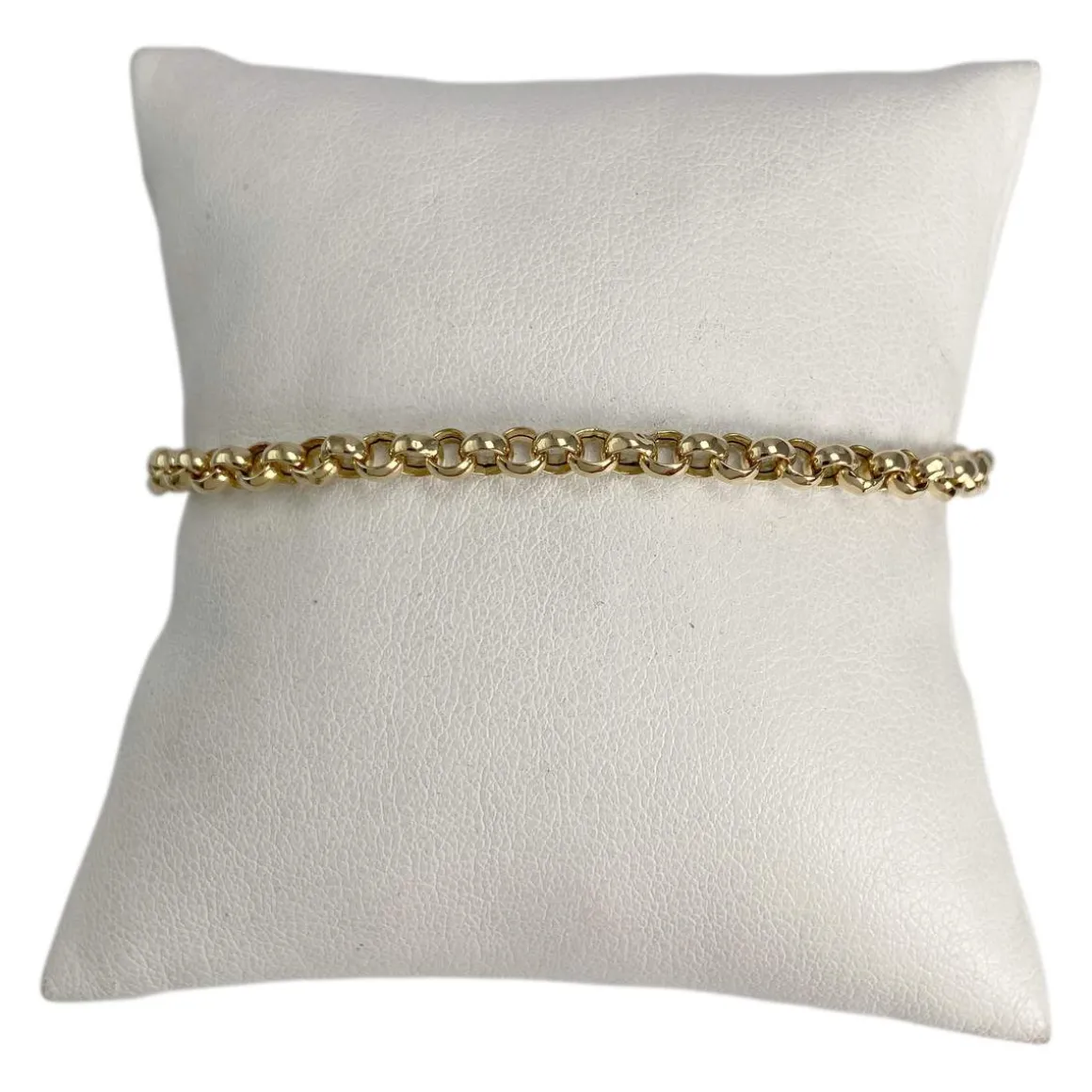 Bracelet d'occasion or 750 jaune maille jaseron