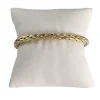Bracelet d'occasion or 750 jaune maille palmier 18 cm