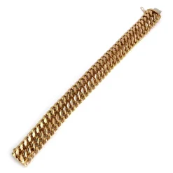 Bracelet d'occasion or 750 jaune maille américaine