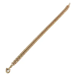 Bracelet d'occasion or 750 jaune maille fantaisie