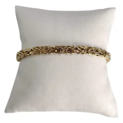Bracelet d'occasion or 750 jaune maille royale