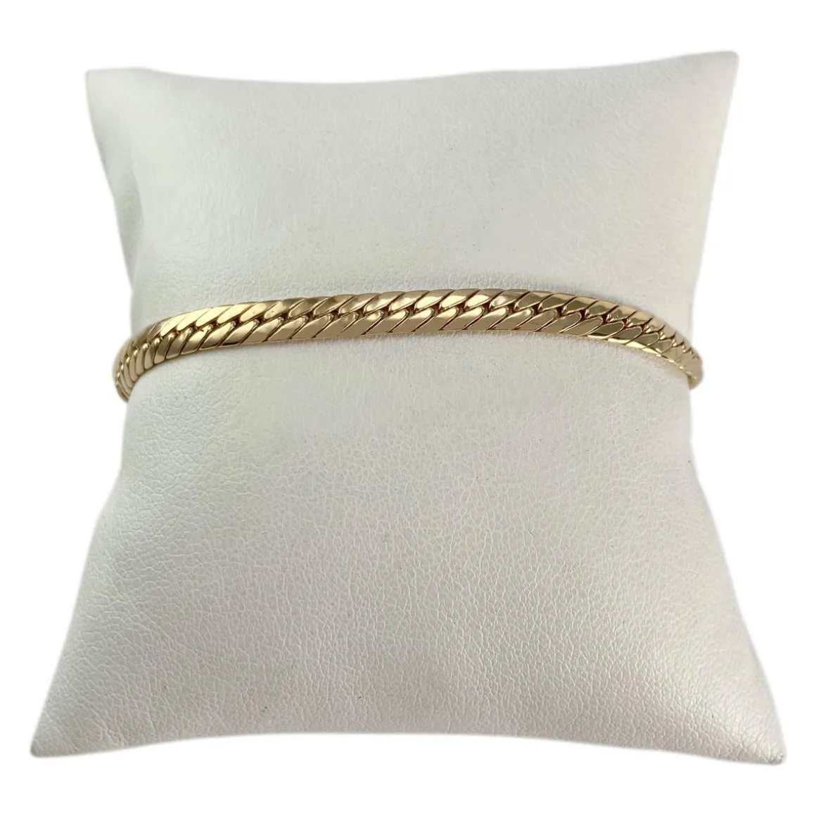 Bracelet d'occasion or 750 jaune maille anglaise