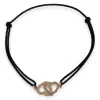 Bracelet d'occasion or 750 rose coeurs