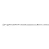 Bracelet identité argent 925 maille cheval personnalisable 21 cm