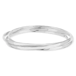 Bracelet jonc argent 925 triple rang