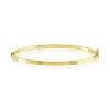 Bracelet jonc or 375 jaune