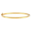 Bracelet jonc or 375 jaune 18,5cm