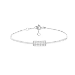 Bracelet or blanc 375 diamants