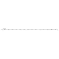 Bracelet or 375 blanc diamants 18 cm